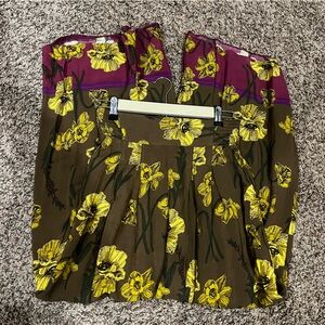 Maeve by Anthropologie Floral Palaza Pants